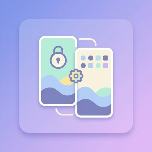 Pasangan Layar Kunci + Layar Utama | wallpaper image tool preview